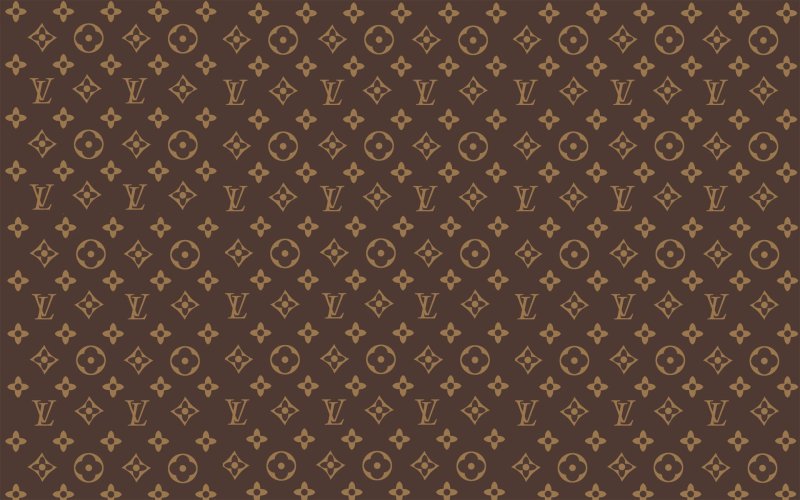 Узор Monogram Louis Vuitton