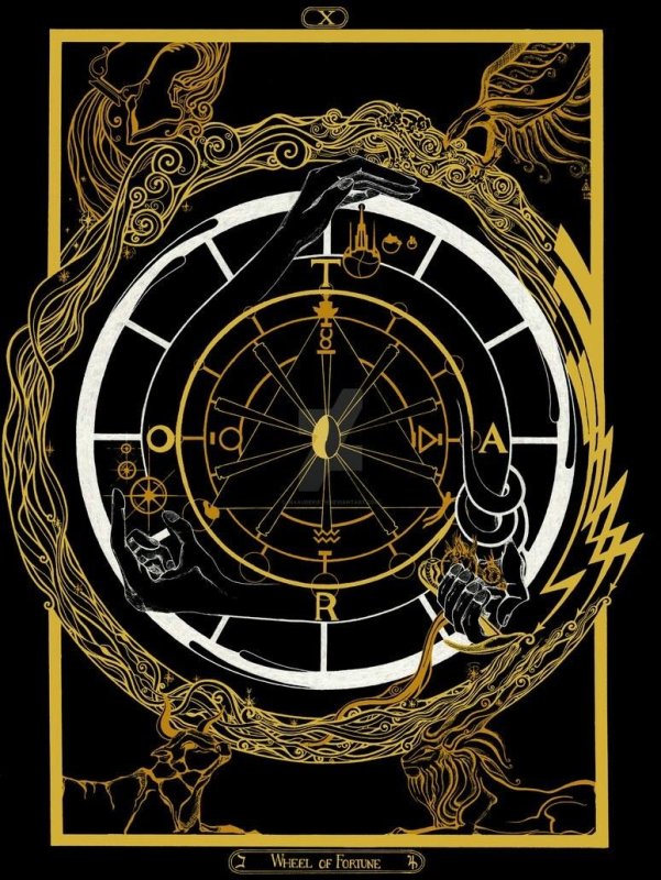 Колесо судьбы Аркан Таро