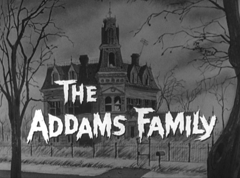 The Addams Family надпись