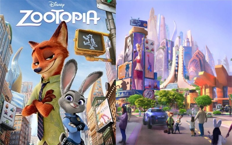 Зверополис селфи Ника и Джуди