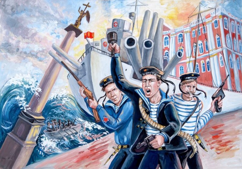 Моряки Авроры 1917