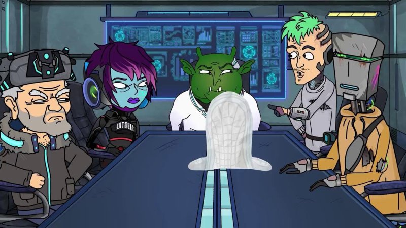 Осторожно Кибер Земляне мультсериал