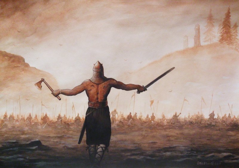 Сергей Покотилов картины битва