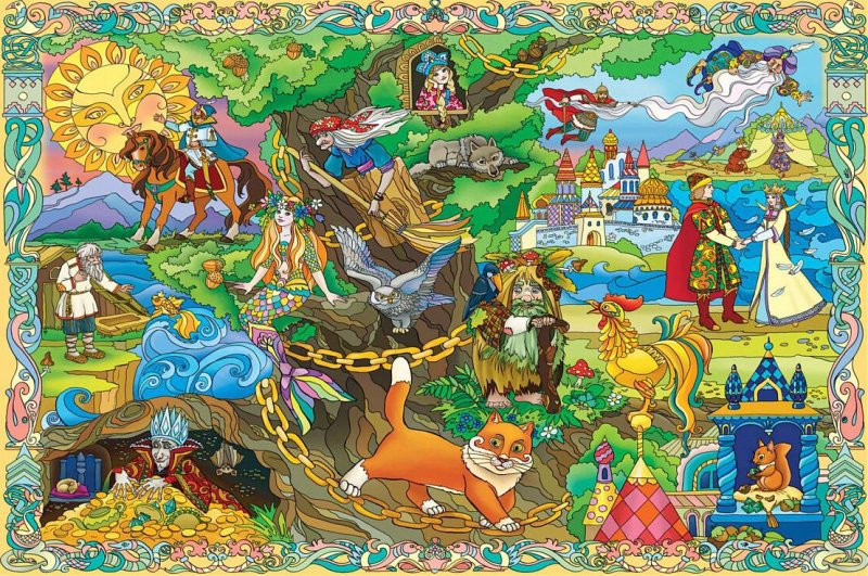 Герои сказок Пушкина Пушкина