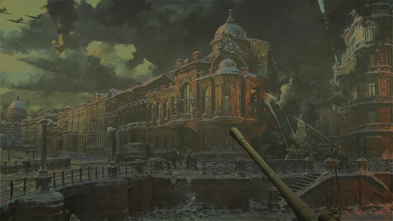 Диорама блокада Ленинграда