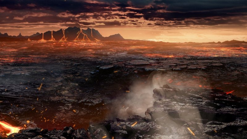 ЛАВОВЫЙ пейзаж