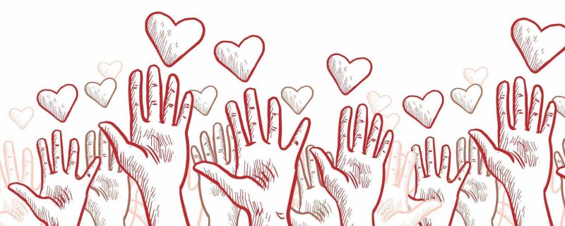 Волонтер на прозрачном фоне