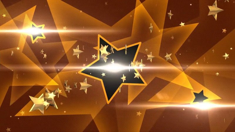 Золотые звезды фон