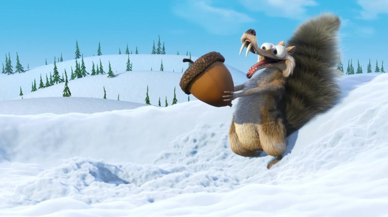 Белка с мультика Ледниковый период