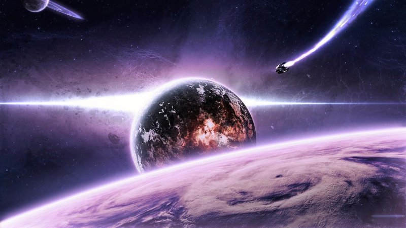 Космос звезды планеты