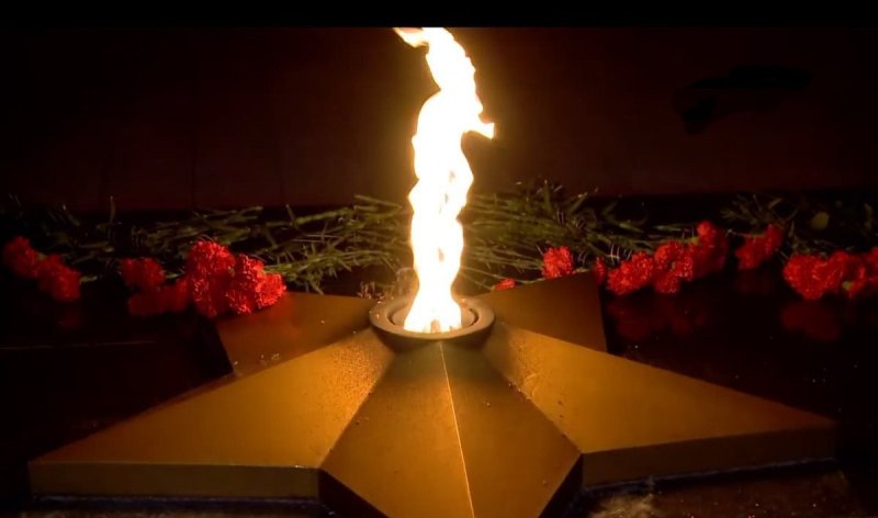 Памяти ВОВ вечный огонь