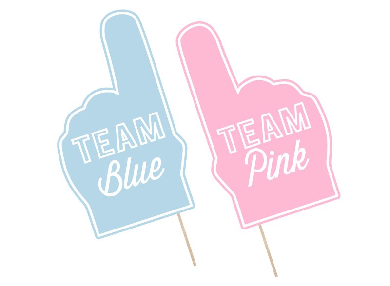 Топперы на гендер пати