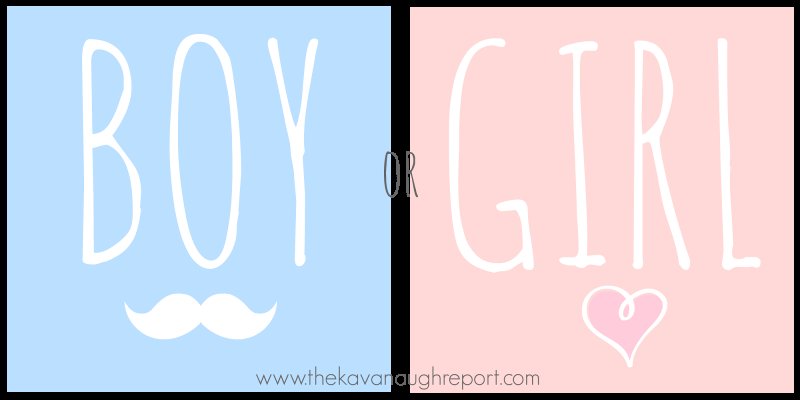 Гендер пати надпись