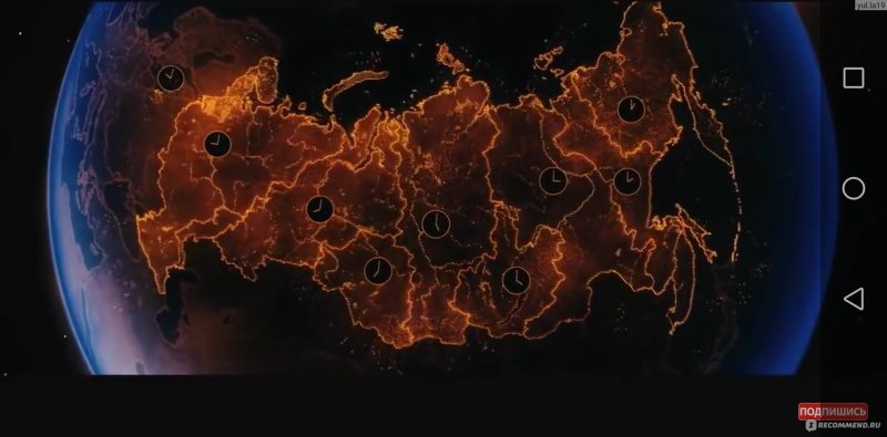 Россия из космоса