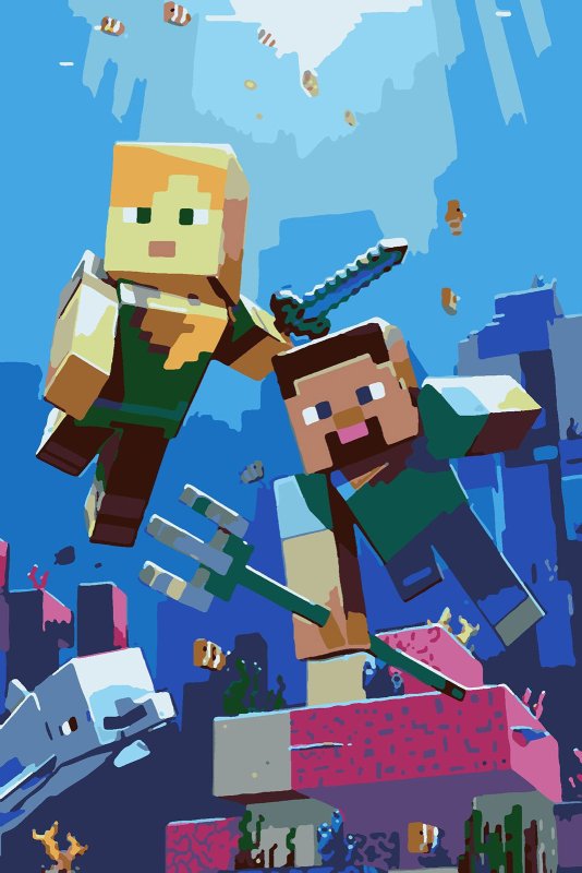Картина с МАЙНКРАФТОМ