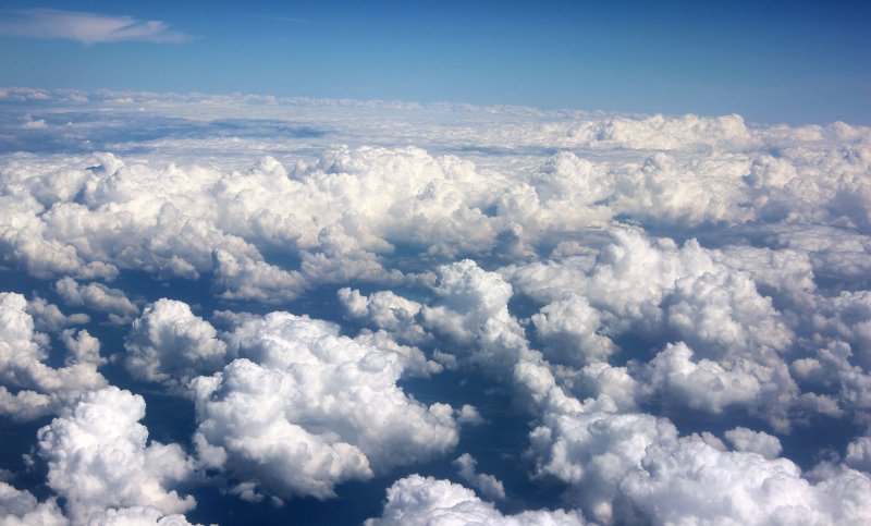 Облака сверху