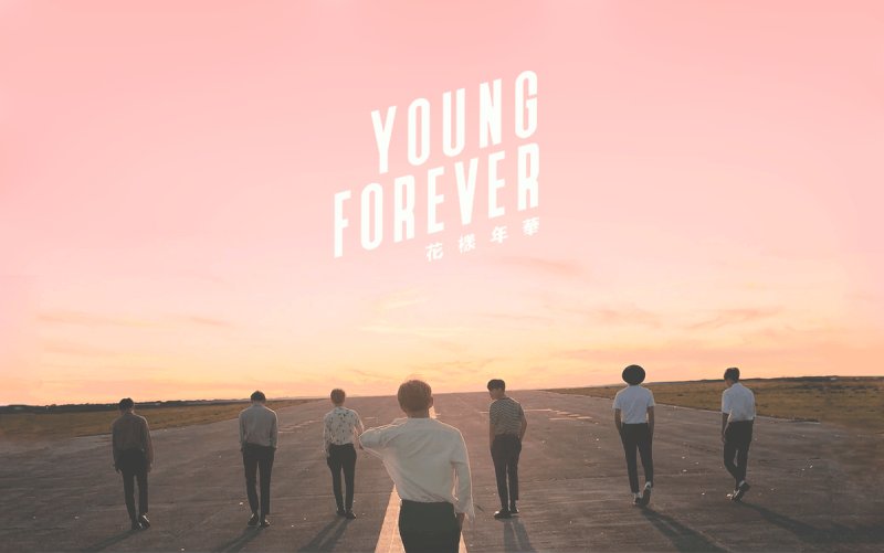 BTS young Forever обои