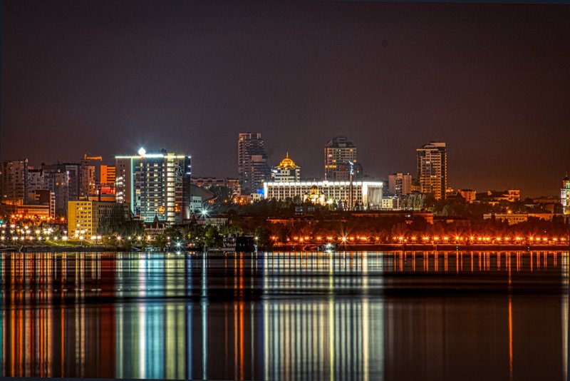 Ночная Волга Самара