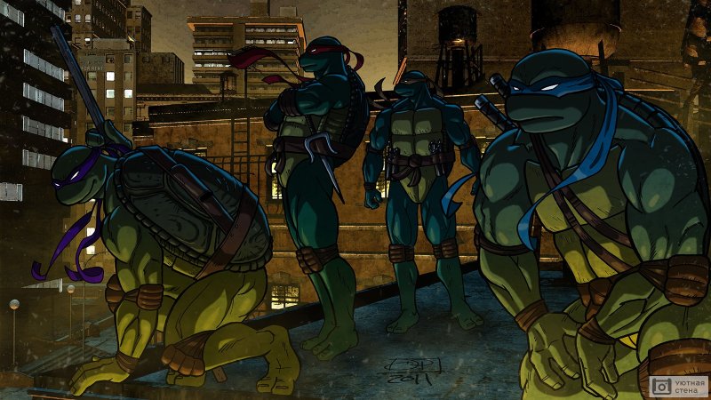 Черепашки ниндзя Микеланджело 2003 арт