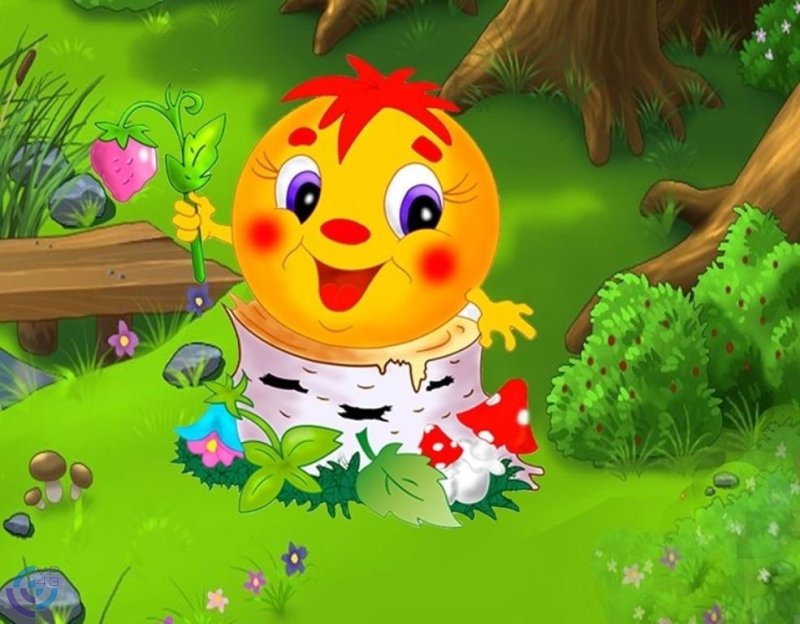 Колобок красивый