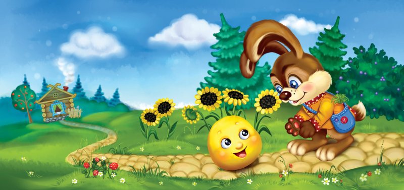 Колобок иллюстрации