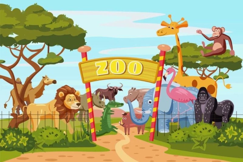 Зоопарк фон