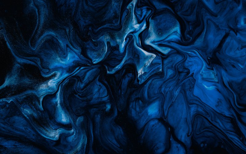 Сине черная абстракция