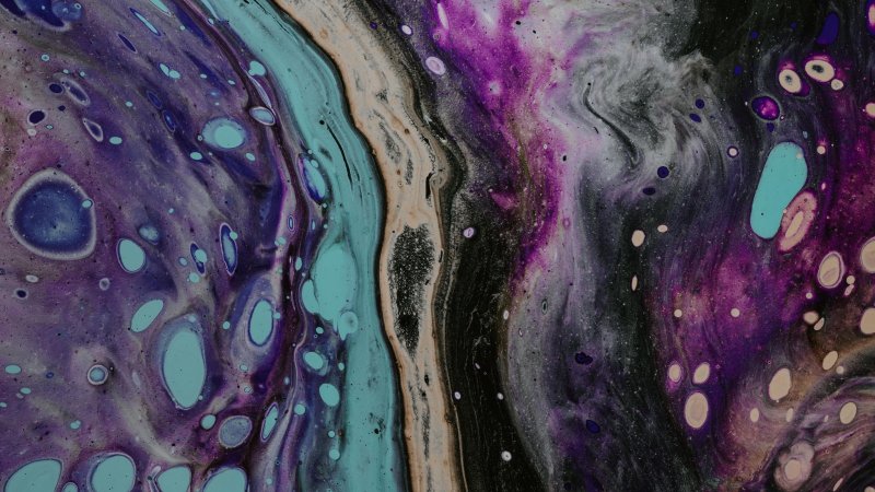 Цветные разводы