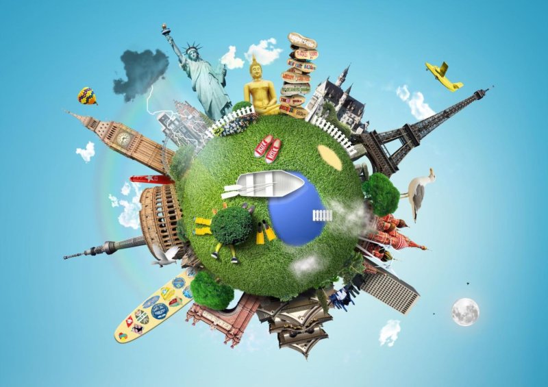 Достопримечательности на земном шаре