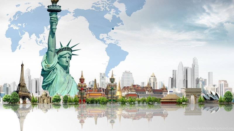 Статуя свободы Нью-Йорк путешествие