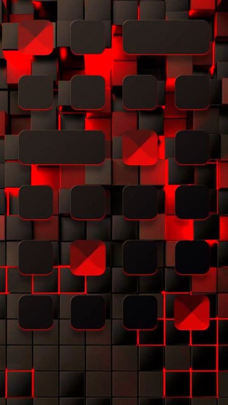 Красно черные кубики