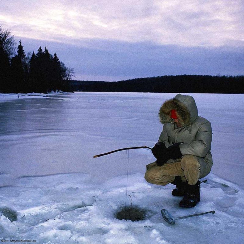 Рыбак зимой