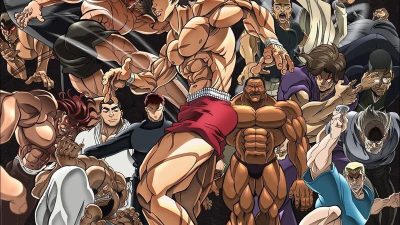 Аниме боец баки Юдзиро Ханма