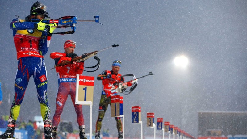 Биатлон картинки