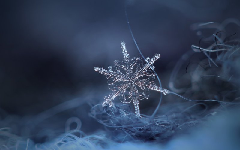 Зима снежинки