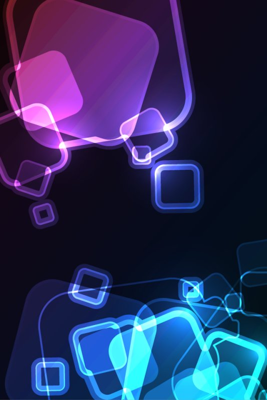 Неоновый смартфон