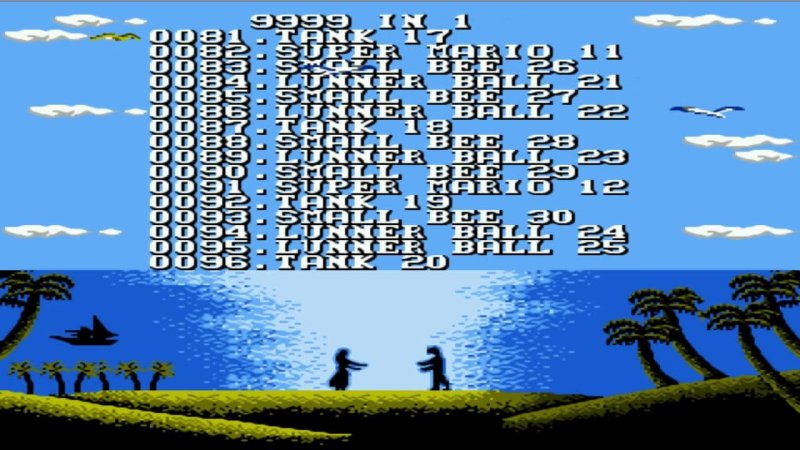 Первые игры на Денди