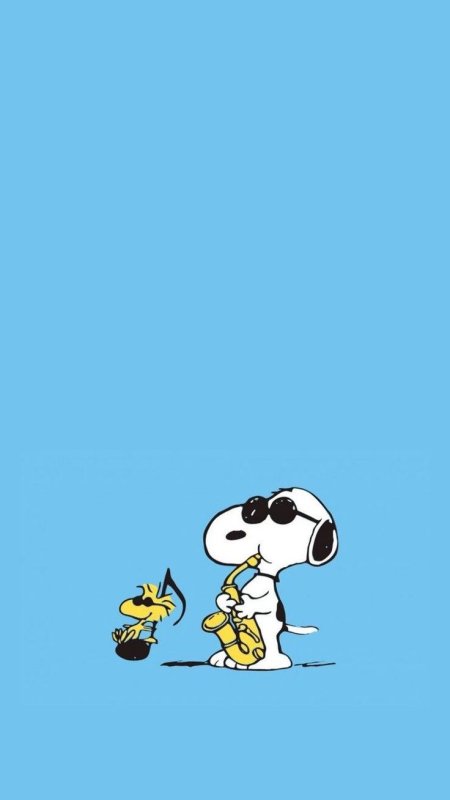 Заставка на телефон Снупи