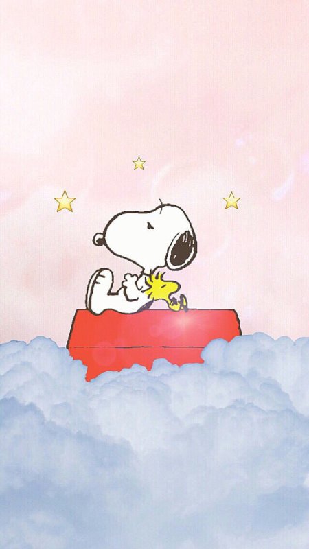 Заставка на телефон Снупи