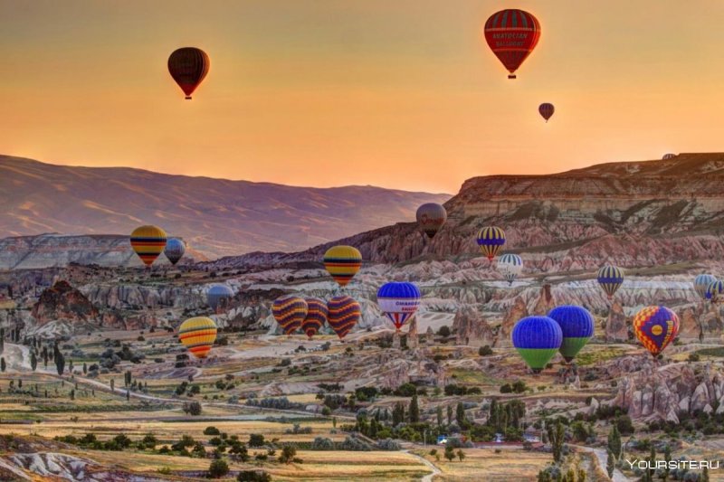 Турция Каппадокия воздушные