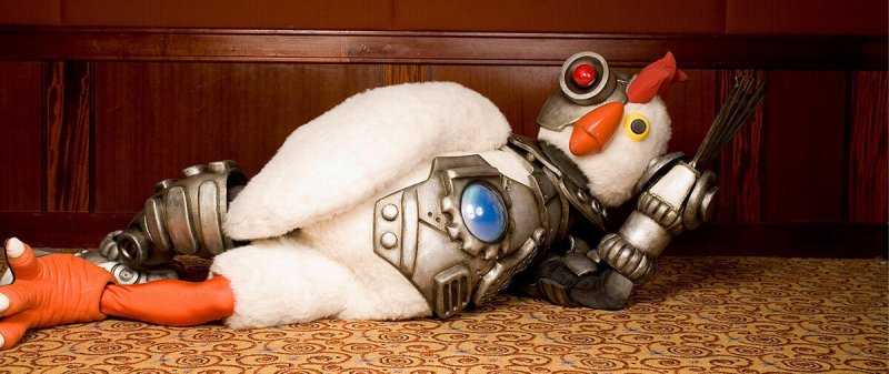 Курица робот