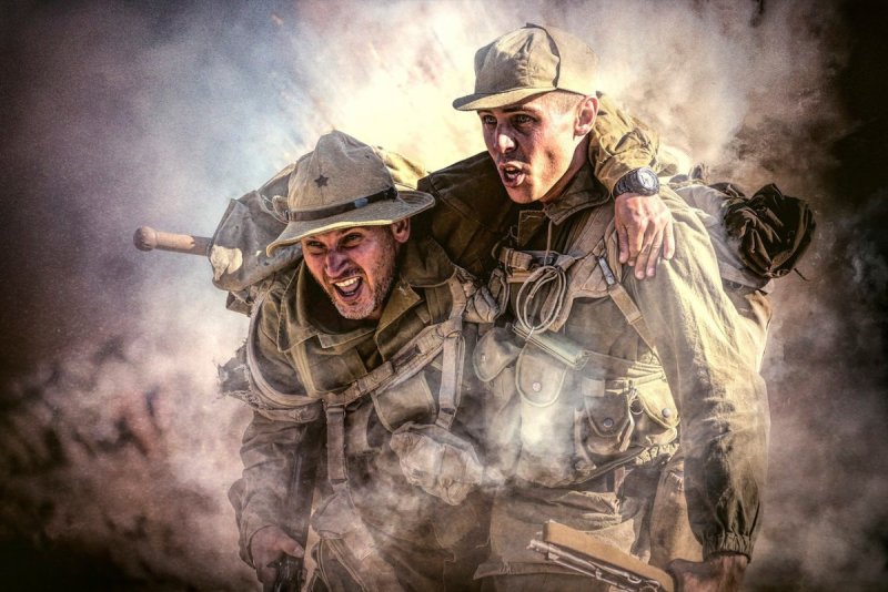 Советский солдат афганской войны арт