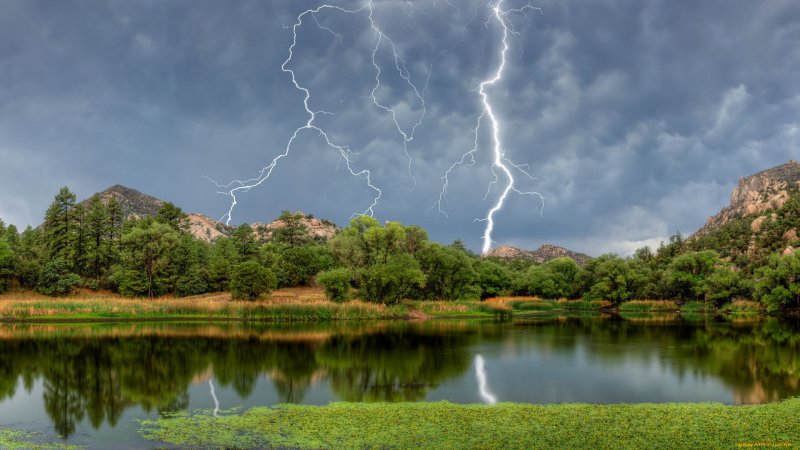 Река Кататумбо Венесуэла молнии