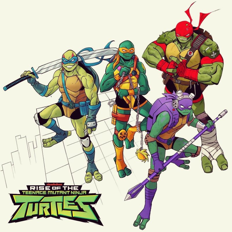 Эволюция героев Черепашки ниндзя Лео