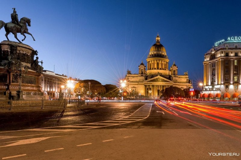 Фон Питер Исаакиевский собор