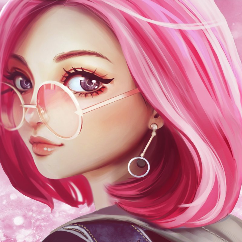 Красивые девушки нарисованные мультяшные