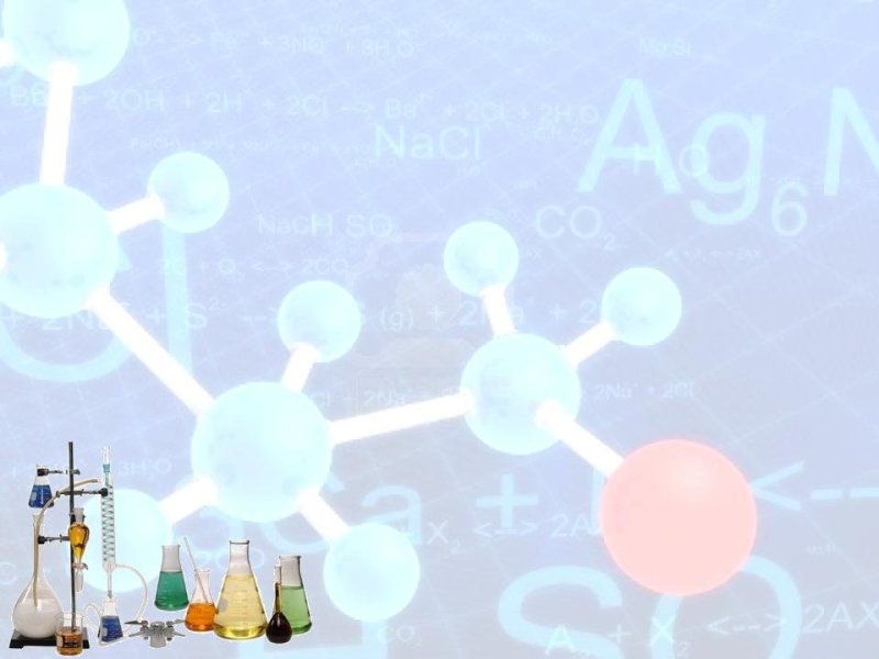 Фон для презентации химия