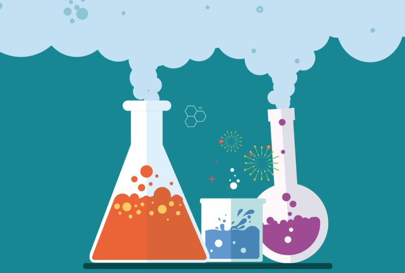 Фон для презентации по химии