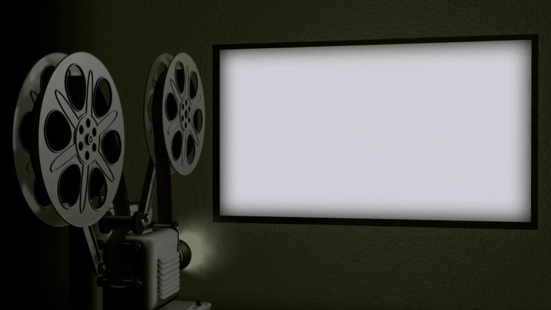 Кинопроектор и экран
