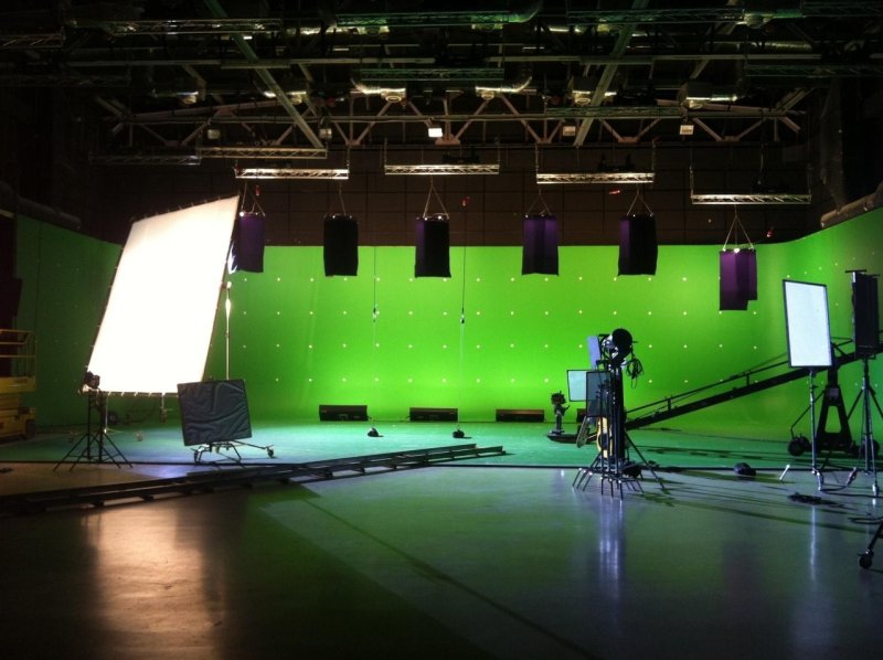 Хромакей съемочный павильон Мосфильм